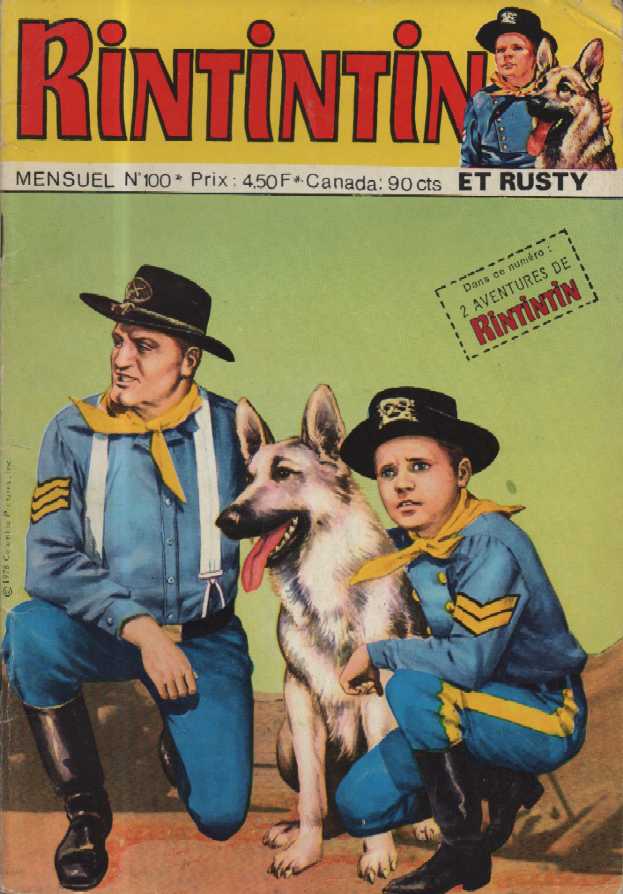 Scan de la Couverture Rintintin Rusty n 100